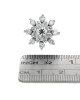 Diamond Snowflake Cluster Ring in White Gold